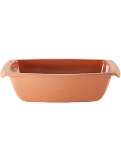 Römertopf Koch- & Backutensilien<Kastenform-Backform in Hellbraun - (B)31 x (H)9,5 x (T)16 cm