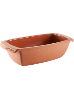Römertopf Koch- & Backutensilien<Kastenform-Backform in Hellbraun - (B)31 x (H)9,5 x (T)16 cm