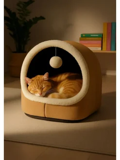 Paws&Whiskers Katzen<Katzenbett ''Alaska'' in Beige