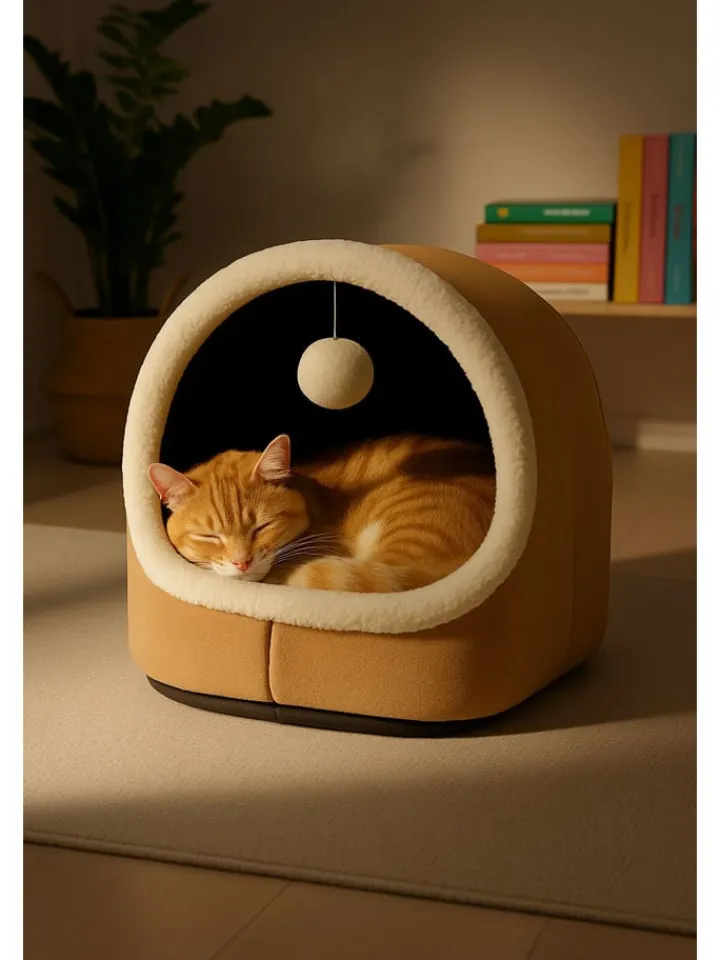 Paws&Whiskers Katzen<Katzenbett ''Alaska'' in Beige