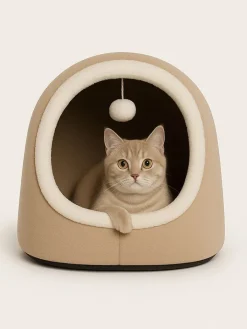 Paws&Whiskers Katzen<Katzenbett ''Alaska'' in Beige