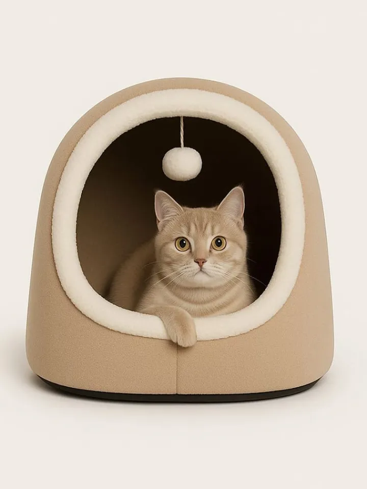 Paws&Whiskers Katzen<Katzenbett ''Alaska'' in Beige