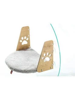 Paws&Whiskers Katzen<Katzenbett in Grau