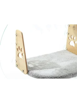 Paws&Whiskers Katzen<Katzenbett in Grau