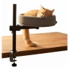 relaxdays Katzen<Katzenbett in Grau/ Schwarz