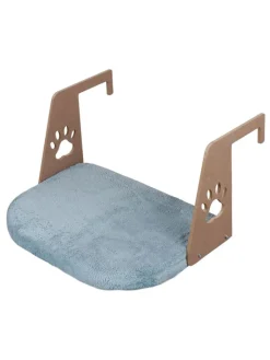 Paws&Whiskers Katzen<Katzenbett in Hellblau - (L)35 x (B)52 cm