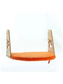 Paws&Whiskers Katzen<Katzenbett in Orange - (L)28 x (B)47 cm