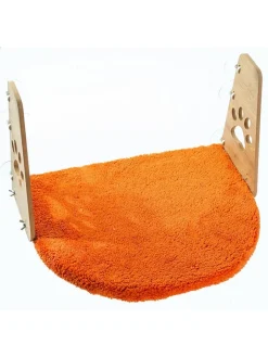 Paws&Whiskers Katzen<Katzenbett in Orange - (L)28 x (B)47 cm