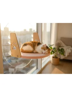 Paws&Whiskers Katzen<Katzenbett in Rosa