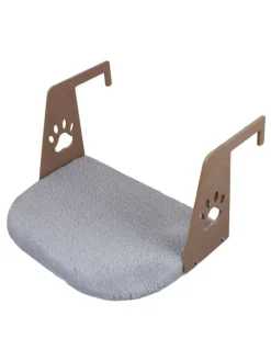Paws&Whiskers Katzen<Katzenbett ''Riana'' in Hellgrau - (L)52 x (B)35 cm