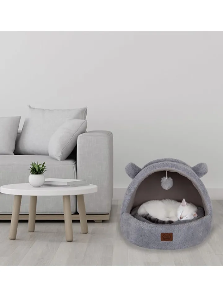 Scandinavia Concept Katzen<Katzenbett "Tom Cat" in Grau - (B)35 x (H)50 x (T)40 cm