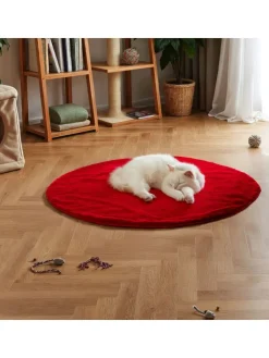 Paws&Whiskers Katzen<Katzendecke in Rot
