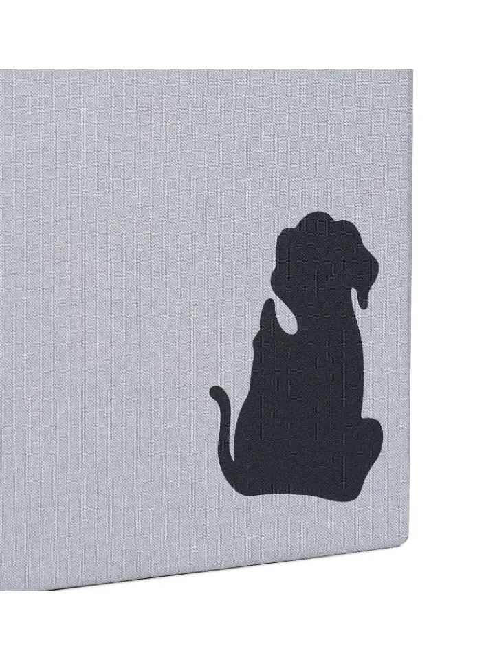 relaxdays Katzen<Katzenhöhle in Grau - (B)72 x (H)40,5 x (T)40,5 cm