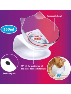 Edco Katzen<Katzennapf in Weiß - 350 ml