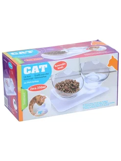 Edco Katzen<Katzennäpfe in Weiß - 2x 350 ml