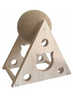 Paws&Whiskers Katzen<Katzenspielzeug in Beige - (B)27 x (H)27 x (T)21 cm