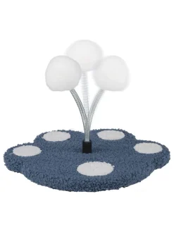 Edco Katzen<Katzenspielzeug in Blau/ Weiß - (H)25 x Ø 22 cm
