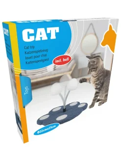 Edco Katzen<Katzenspielzeug in Blau/ Weiß - (H)25 x Ø 22 cm