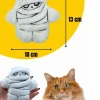 Paws&Whiskers Katzen<Katzenspielzeug in Weiß - (L)13 x (B)10 cm