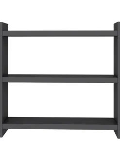 Evila Regale & Schränke<Küchenregal "Denver" in Schwarz - (B)34 x (H)10 x (T)30 cm