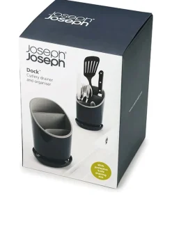 JosephJoseph Putz- & Waschutensilien<Küchenutensilien-Organizer "Dock" in Dunkelgrau/ Grau - (H)19 cm