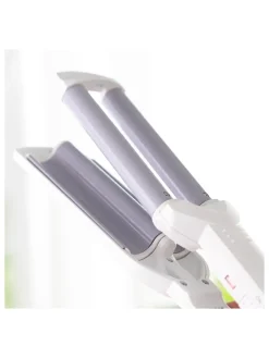 InnovaGoods Technik|Pflege & Gesundheit<Keramik-Lockenstab in Weiß - (L)30 cm