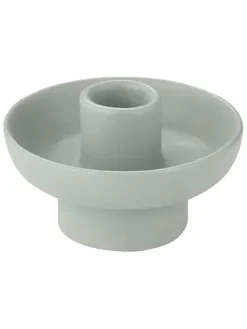 Blomus Kerzen, Vasen & Mehr<Kerzenhalter ''Vela'' in Grün - (H)4 x Ø 9 cm