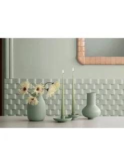Blomus Kerzen, Vasen & Mehr<Kerzenhalter ''Vela'' in Grün - (H)4 x Ø 9 cm