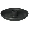 Blomus Kerzen, Vasen & Mehr<Kerzenhalter ''Vela'' in Schwarz - (H)2 x Ø 14 cm