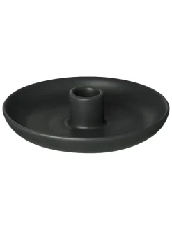 Blomus Kerzen, Vasen & Mehr<Kerzenhalter ''Vela'' in Schwarz - (H)2 x Ø 14 cm
