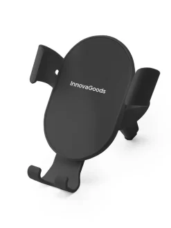 InnovaGoods Technikzubehör<Kfz-Handyhalterung mit Schnelladegerät in Schwarz - (H)10,5 cm