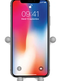 SmartCase Technikzubehör<Kfz-Induktions-Ladestation in Hellgrau