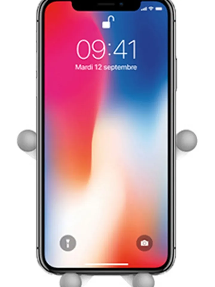 SmartCase Technikzubehör<Kfz-Induktions-Ladestation in Hellgrau