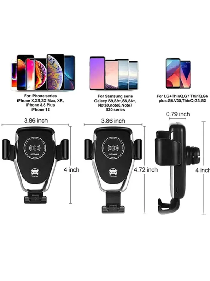 SWEET ACCESS Technikzubehör<Kfz-Smartphone-Halterung mit Ladefunktion in Schwarz