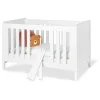 Pinolino Babymöbel<Kinderbett "Chalet" in Weiß - (L)148 x (B)77 x (H)90 cm