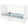 Pinolino Babymöbel<Kinderbett "Laura" in Weiß - (B)145 x (H)90 x (T)75 cm