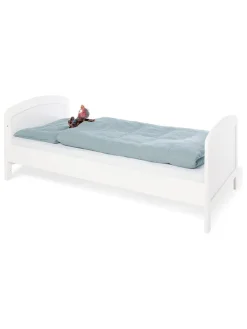 Pinolino Babymöbel<Kinderbett "Laura" in Weiß - (B)145 x (H)90 x (T)75 cm