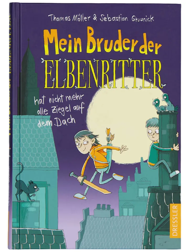 Dressler Verlag GmbH Bücher<Kinderbuch "Mein Bruder der Elbenritter hat nicht mehr alle Ziegel auf dem Dach"