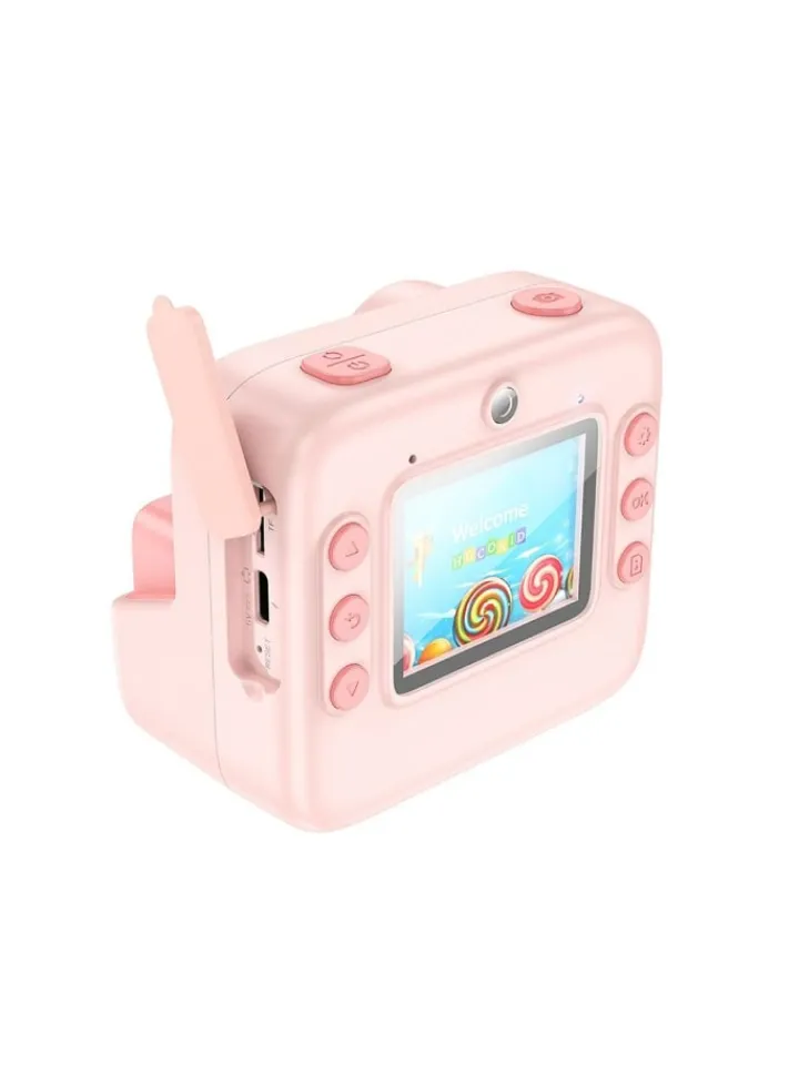 HOCO Tablets, Konsolen & Elektronisches Spielzeug<Kinderkamera DV200 mit Drucker Sofortbild Rosa