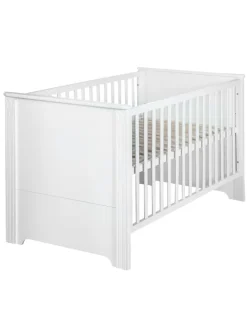 roba Möbel-Sets<Kindermöbelset Maxi 2-tlg. Weiß mit Bett & breiter Wickelkommode