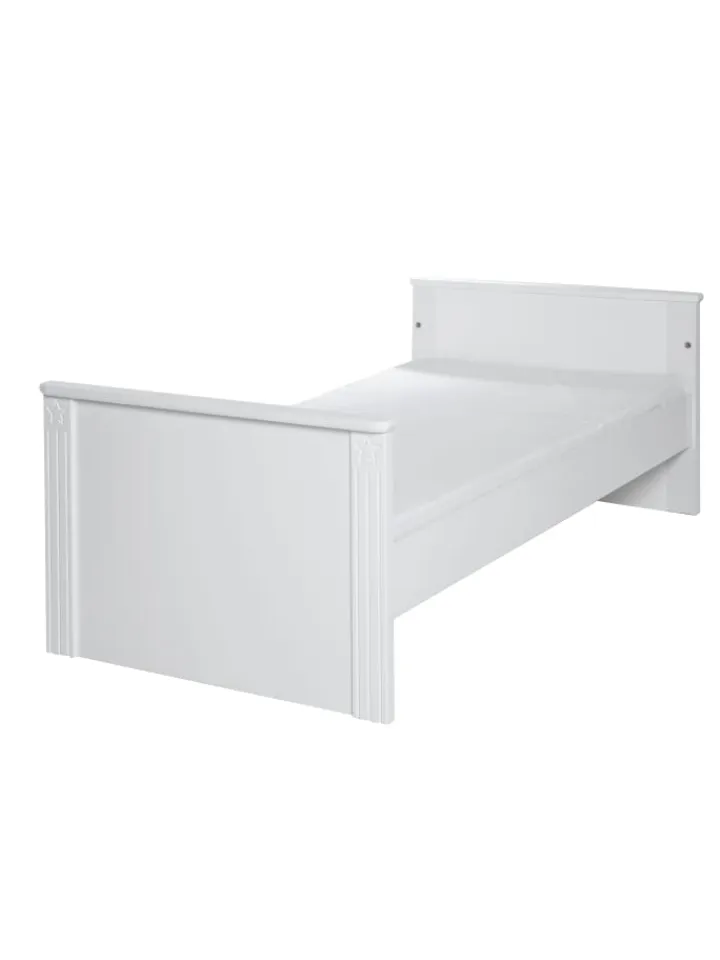 roba Möbel-Sets<Kindermöbelset Maxi 2-tlg. Weiß mit Bett & breiter Wickelkommode