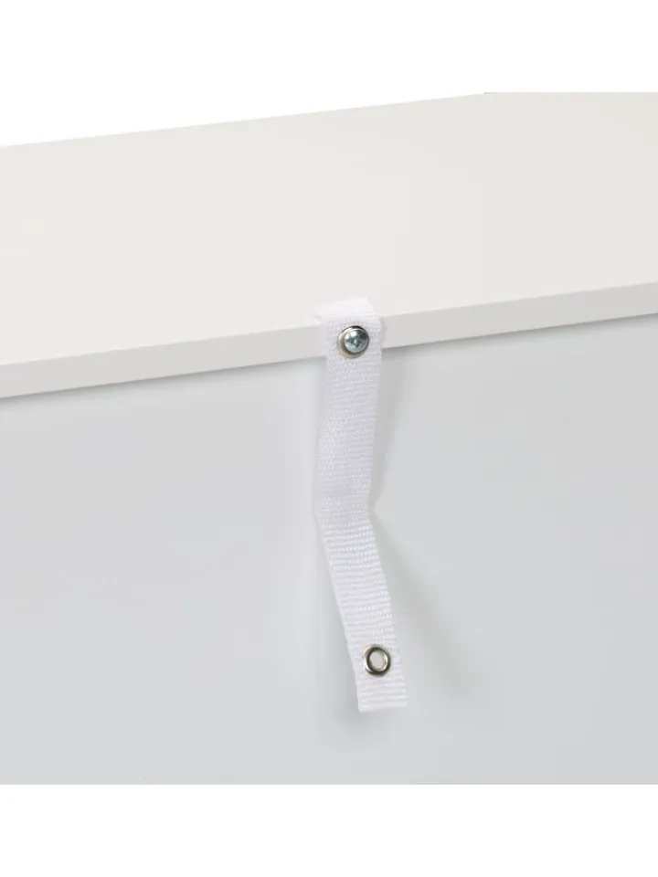 relaxdays Kindermöbel|Regale & Schränke<Kinderregal in Weiß - (B)102 x (H)60 x (T)30 cm