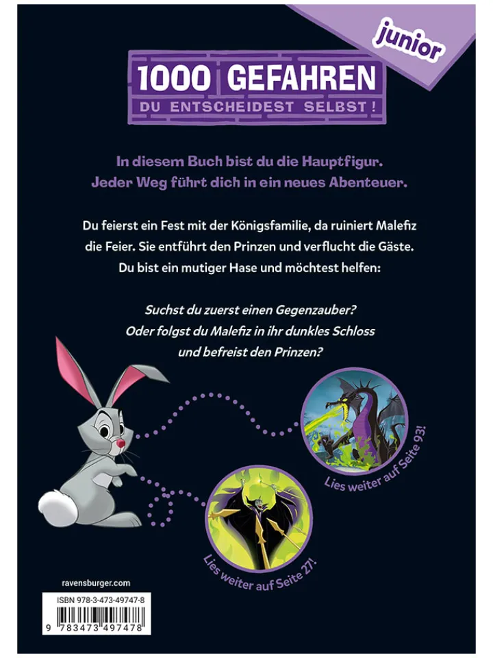 Ravensburger Bücher<Kinderroman "1000 Gefahren - Der Fluch der bösen Fee"