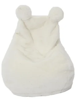 The Home Deco Kids Sitzmöbel<Kindersitzsack in Weiß - (B)40 x (H)54 x (T)50 cm