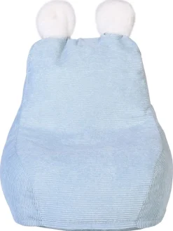 The Home Deco Kids Sitzmöbel<Kindersitzsack "Ted" in Hellblau - (B)40 x (H)70 x (T)62 cm