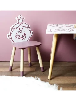 The Home Deco Kids Sitzmöbel<Kinderstuhl "Madame Princesse" in Rosa - (B)28 x (H)57,5 x (T)28 cm