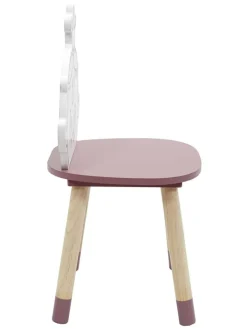 The Home Deco Kids Sitzmöbel<Kinderstuhl "Madame Princesse" in Rosa - (B)28 x (H)57,5 x (T)28 cm