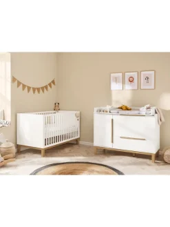 Pinolino Möbel-Sets<Kinderzimmer-Set Juna breit mit Windeleimerauszug, 3-tlg.