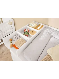 Pinolino Möbel-Sets<Kinderzimmer-Set Juna breit mit Windeleimerauszug, 3-tlg.