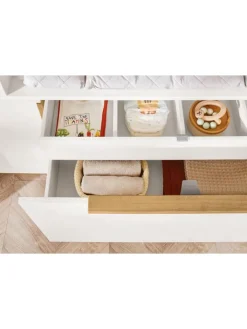 Pinolino Möbel-Sets<Kinderzimmer-Set Juna breit mit Windeleimerauszug, 3-tlg.